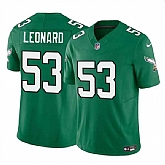 Men & Women & Youth Philadelphia Eagles #53 Shaquille Leonard Green 2023 F.U.S.E. Throwback Vapor Untouchable Limited Stitched Jersey,baseball caps,new era cap wholesale,wholesale hats